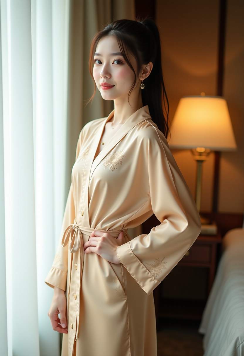 燃烧画卷的女子